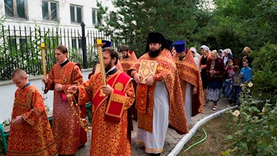Престольный праздник в Ильинском храме на ВСО