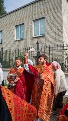 Престольный праздник в Ильинском храме на ВСО