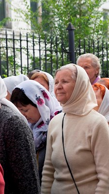 Престольный праздник в Ильинском храме на ВСО