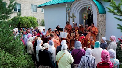 Престольный праздник в Ильинском храме на ВСО