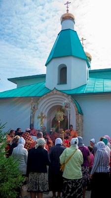 Престольный праздник в Ильинском храме на ВСО