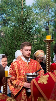 Престольный праздник в Ильинском храме на ВСО