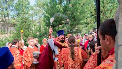 Престольный праздник в Ильинском храме на ВСО