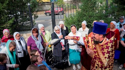 Престольный праздник в Ильинском храме на ВСО