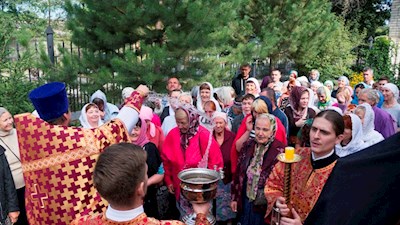 Престольный праздник в Ильинском храме на ВСО