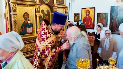 Престольный праздник в Ильинском храме на ВСО