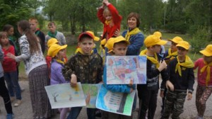 В православном лагере «Солнечный» прошел космический квест