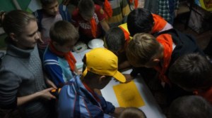 В православном лагере «Солнечный» прошел космический квест