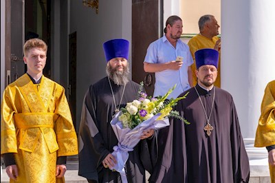 Митрополит Игнатий совершил всенощное бдение в Свято-Троицком кафедральном соборе г. Вольска