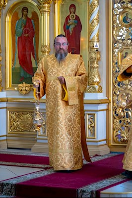 Митрополит Игнатий совершил всенощное бдение в Свято-Троицком кафедральном соборе г. Вольска