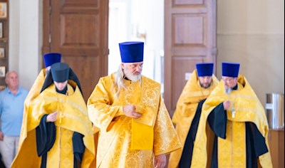 Митрополит Игнатий совершил всенощное бдение в Свято-Троицком кафедральном соборе г. Вольска
