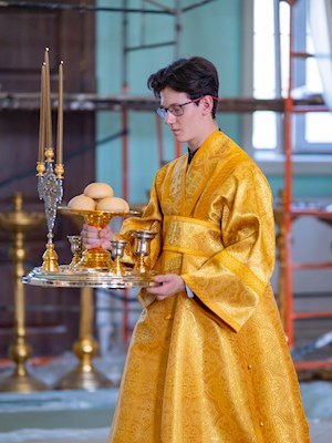 Митрополит Игнатий совершил всенощное бдение в Свято-Троицком кафедральном соборе г. Вольска