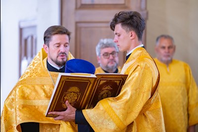 Митрополит Игнатий совершил всенощное бдение в Свято-Троицком кафедральном соборе г. Вольска