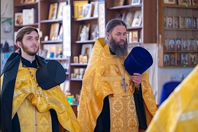 Митрополит Игнатий совершил всенощное бдение в Свято-Троицком кафедральном соборе г. Вольска