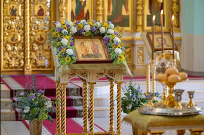 Митрополит Игнатий совершил всенощное бдение в Свято-Троицком кафедральном соборе г. Вольска