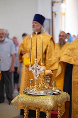 Митрополит Игнатий совершил всенощное бдение в Свято-Троицком кафедральном соборе г. Вольска