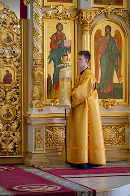 Митрополит Игнатий совершил всенощное бдение в Свято-Троицком кафедральном соборе г. Вольска