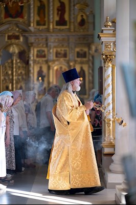 Митрополит Игнатий совершил всенощное бдение в Свято-Троицком кафедральном соборе г. Вольска