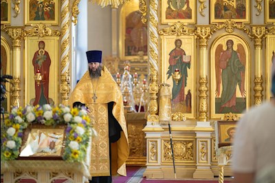 Митрополит Игнатий совершил всенощное бдение в Свято-Троицком кафедральном соборе г. Вольска