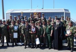 Помощник командира бригады по работе с верующими военнослужащими поздравил победителей всеармейского конкурса «Безопасная среда–2017»