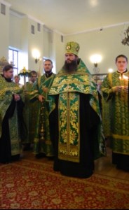 Всенощное бдение в храме преподобного Серафима Саровского