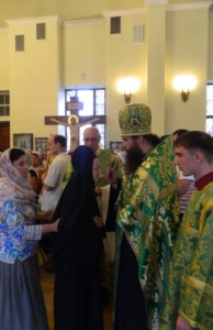 Всенощное бдение в храме преподобного Серафима Саровского