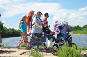Более 400 километров позади у участников крестного хода в честь царственных страстотерпцев