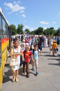 В лагерь «Солнечный» отправилась третья смена