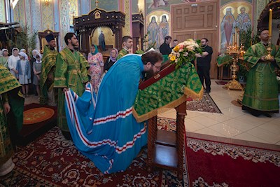 Митрополит Игнатий совершил Божественную литургию в Свято-Иоанновском женском монастыре с. Алексеевка