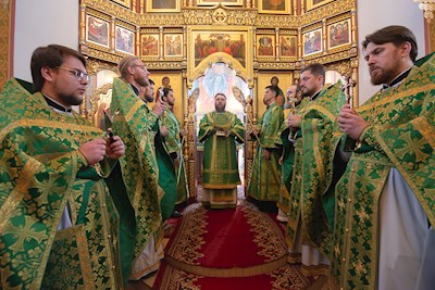 Митрополит Игнатий совершил Божественную литургию в Свято-Иоанновском женском монастыре с. Алексеевка