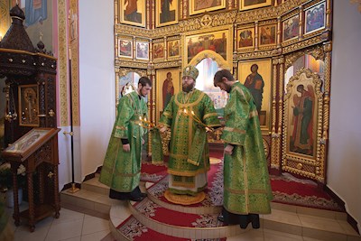 Митрополит Игнатий совершил Божественную литургию в Свято-Иоанновском женском монастыре с. Алексеевка