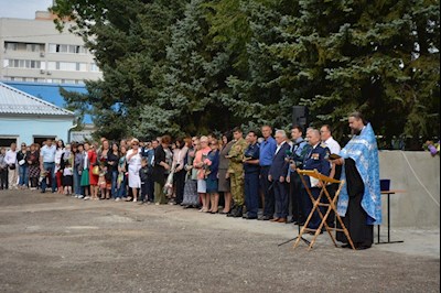 Молебен на День знаний в Саратовской кадетской школе-интернате № 1 имени Б.Н. Ерёмина