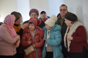 В новом храме мучеников Адриана и Наталии совершен чин положения Антиминса