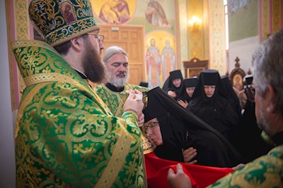 Митрополит Игнатий совершил Божественную литургию в Свято-Иоанновском женском монастыре с. Алексеевка