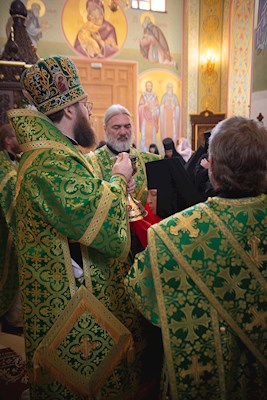 Митрополит Игнатий совершил Божественную литургию в Свято-Иоанновском женском монастыре с. Алексеевка