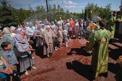 Митрополит Игнатий совершил Божественную литургию в Свято-Иоанновском женском монастыре с. Алексеевка