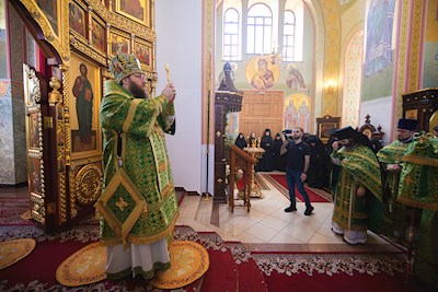 Митрополит Игнатий совершил Божественную литургию в Свято-Иоанновском женском монастыре с. Алексеевка