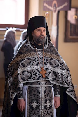 Епископ Варфоломей совершил Божественную литургию в храме святого апостола и евангелиста Иоанна Богослова при СПДС