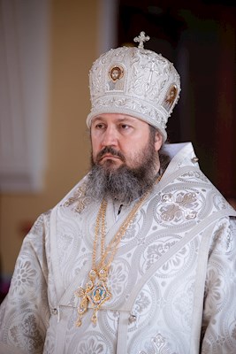 Епископ Варфоломей совершил Божественную литургию в храме святого апостола и евангелиста Иоанна Богослова при СПДС