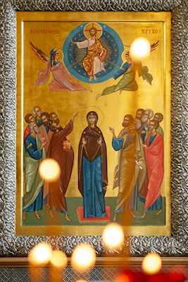 Митрополит Игнатий совершил всенощное бдение в Вознесенско-Пантелеимоновском храме с. Усть-Курдюм