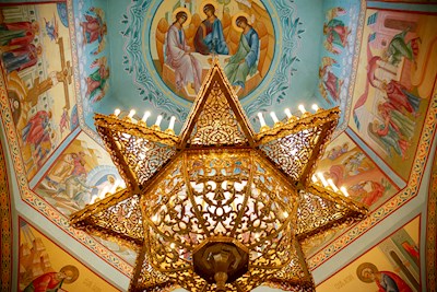 Митрополит Игнатий совершил всенощное бдение в Вознесенско-Пантелеимоновском храме с. Усть-Курдюм