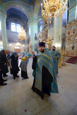 Митрополит Игнатий совершил всенощное бдение в Покровском соборе г. Саратова