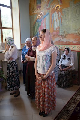 Митрополит Игнатий совершил всенощное бдение в Вознесенско-Пантелеимоновском храме с. Усть-Курдюм