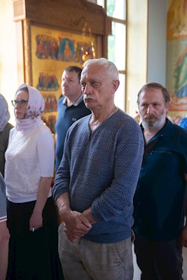 Митрополит Игнатий совершил всенощное бдение в Вознесенско-Пантелеимоновском храме с. Усть-Курдюм