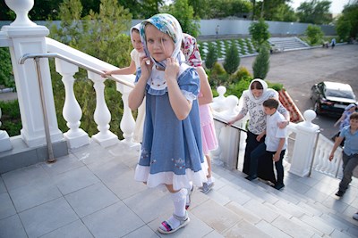 Митрополит Игнатий совершил всенощное бдение в Вознесенско-Пантелеимоновском храме с. Усть-Курдюм