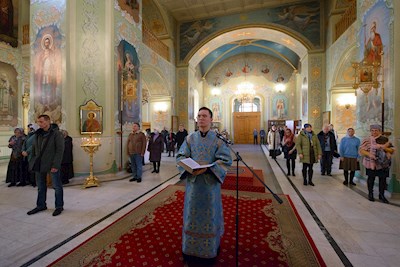 Митрополит Игнатий совершил всенощное бдение в Покровском соборе г. Саратова