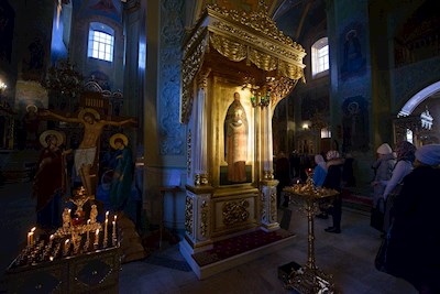 Митрополит Игнатий совершил всенощное бдение в Покровском соборе г. Саратова