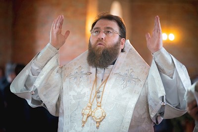 Митрополит Игнатий совершил Божественную литургию в храме Вознесения Господня г. Саратова