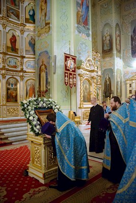 Митрополит Игнатий совершил всенощное бдение в Покровском соборе г. Саратова