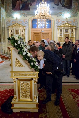 Митрополит Игнатий совершил всенощное бдение в Покровском соборе г. Саратова